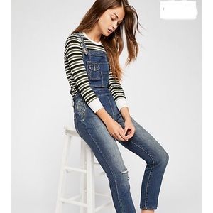 Free People Jean Overalls